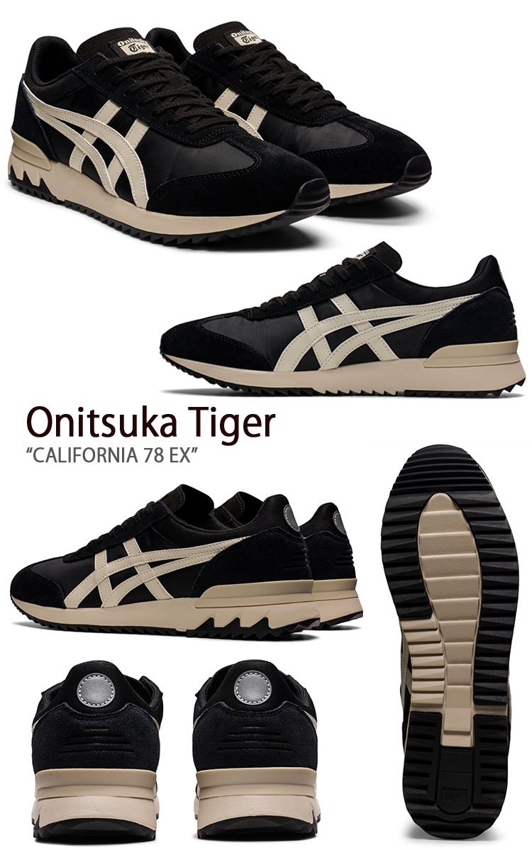 Onitsuka Tiger オニツカタイガー スニーカー CALIFORNIA 78 EX BLACK OATMEAL カリフォルニア78 EX  オートミール 1183A355.002