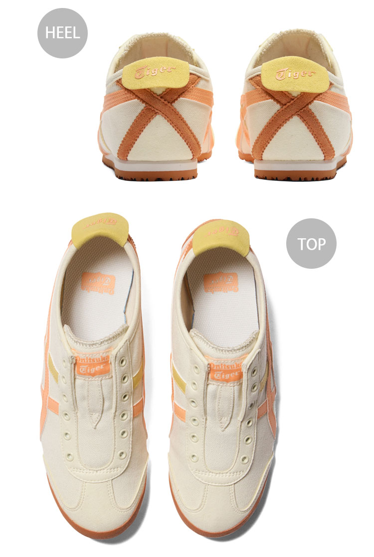 Onitsuka Tiger スリッポン アイボリー/オレンジ　25cm Onitsuka Tiger（オニツカタイガー） レディース スニーカー MEXICO 66