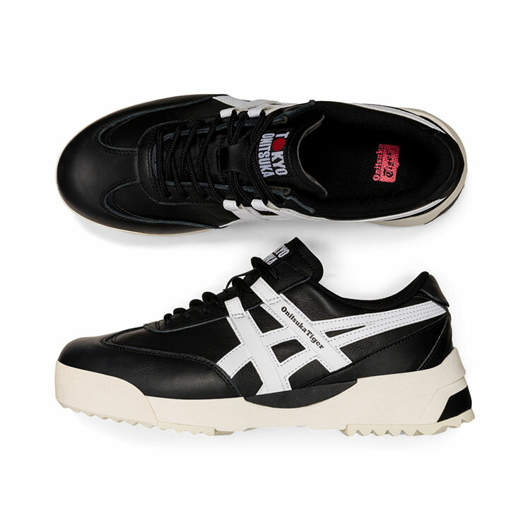 Onitsuka Tiger オニツカタイガー スニーカー DELEGATION EX デリゲイション WHITE BLACK ホワイト ブラック 1183A559.104 メンズ レディース 男女共用 男性用 女性用 Onitsuka Tiger（オニツカタイガー） スニーカー DELEGATION EX