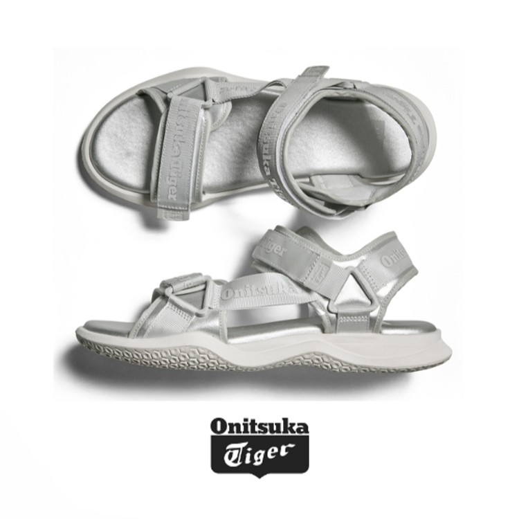 Onitsuka Tiger（オニツカタイガー） サンダル OHBORI STRAP SILVER
