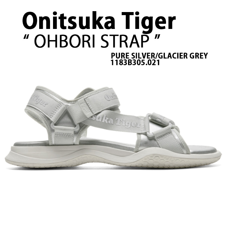 Onitsuka Tiger（オニツカタイガー） サンダル OHBORI STRAP SILVER