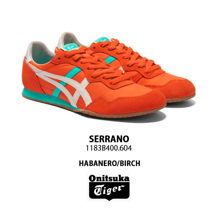 Onitsuka Tiger スニーカー クリーム/オレンジ ハバネロ17㎝ Onitsuka Tiger オニツカタイガー スニーカー SERRANO HABANERO