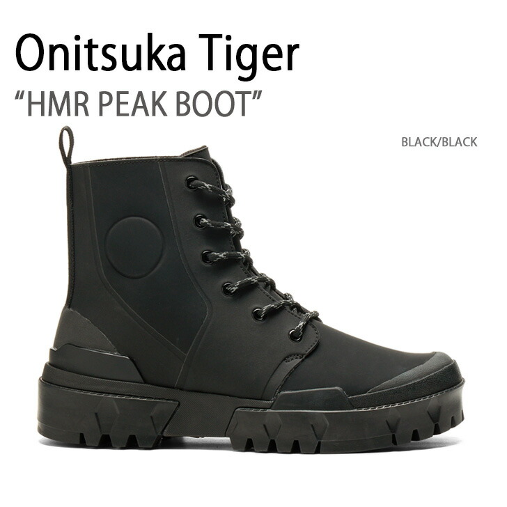 Onitsuka Tiger ブラック チャッカブーツ Onitsuka Tiger オニツカタイガー ブーツ DELECITY BOOT BLACK