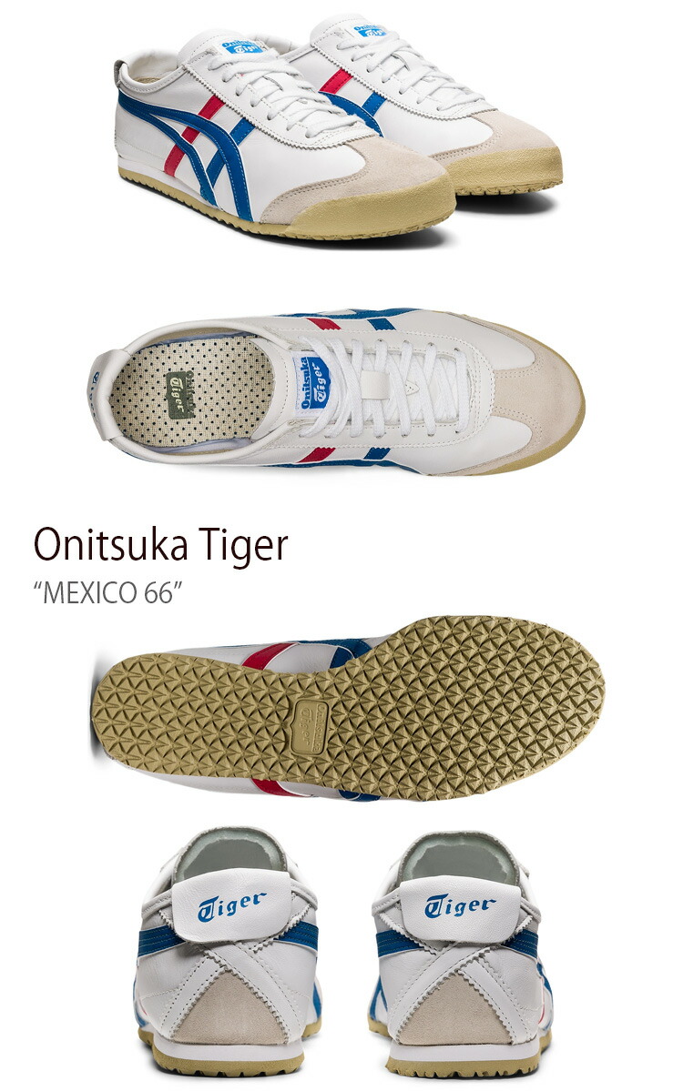 Onitsuka Tiger オニツカタイガー スニーカー MEXICO 66 WHITE BLUE