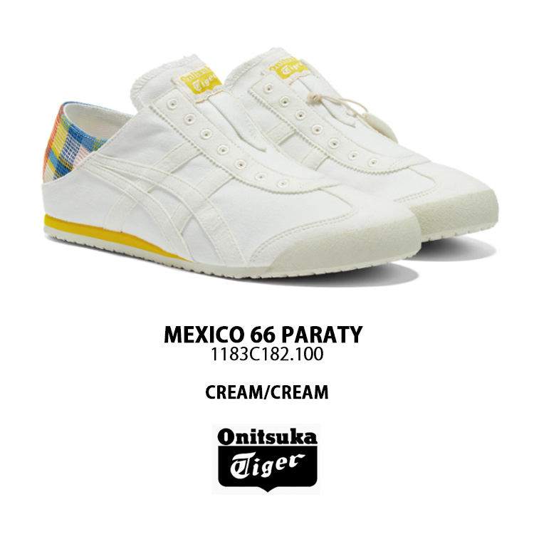 Onitsuka Tiger オニツカタイガー スニーカー MMEXICO 66 PARATY CREAM メンズ レディース 男性用 女性用 Onitsuka Tiger（オニツカタイガー） スニーカー MEXICO 66 PARATY