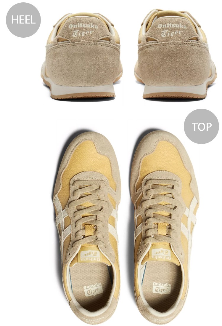 Onitsuka Tiger スニーカー クリーム色　未使用 Onitsuka Tiger（オニツカタイガー） スニーカー SERRANO VIN BROWN