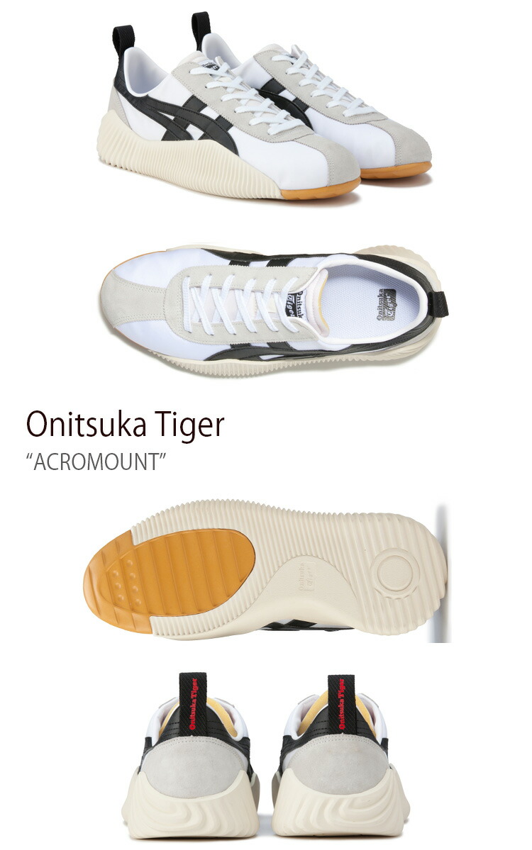 Onitsuka Tiger オニツカタイガー スニーカー ACROMOUNT WHITE BLACK 