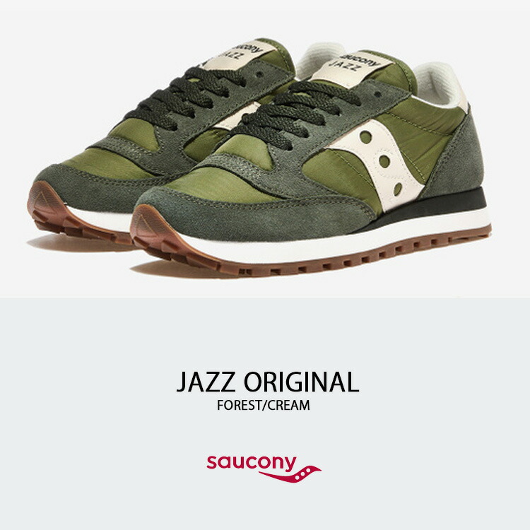 Saucony サッカニー スニーカー JAZZ ORIGINAL FOREST CREAM