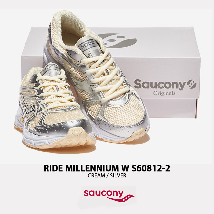 Saucony（サッカニー） スニーカー RIDE MILLENNIUM W S60812-2 CREAM