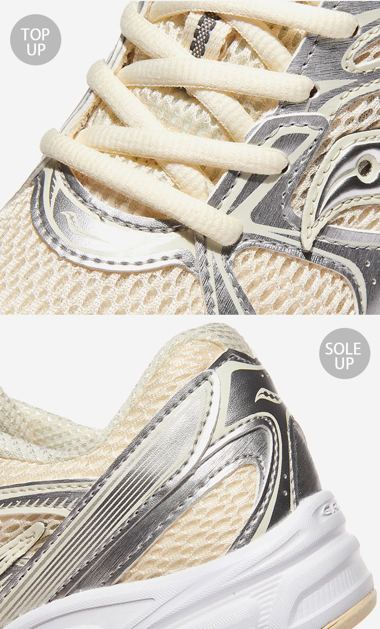 【SAUCONY】 サッカニー RIDE MILLENNIUM WHITE/SILVER 国内発送 saucony-ride-millennium-white-