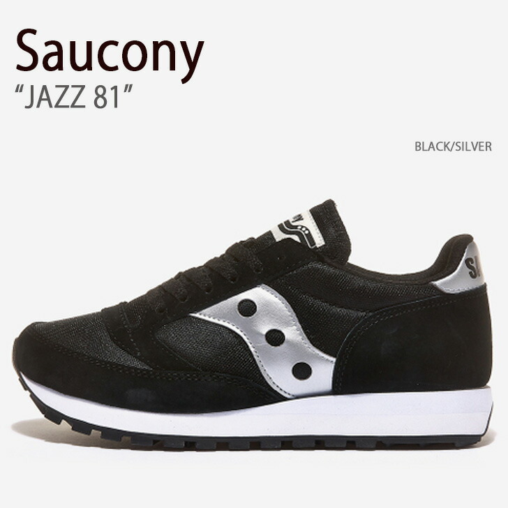 Saucony サッカニー スニーカー JAZZ 81 BLACK SILVER S70539-2