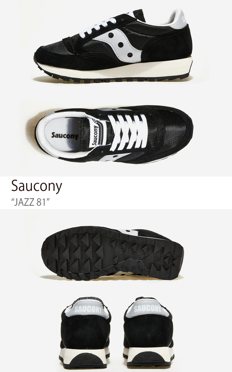 Saucony サッカニー スニーカー JAZZ 81 S70539-53 BLACK GREY