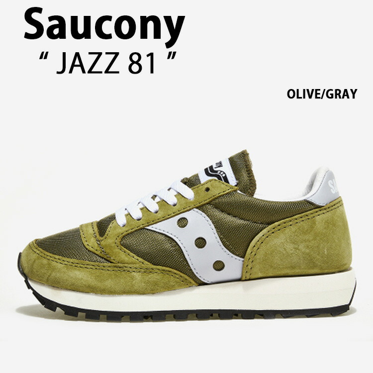 Saucony サッカニー スニーカー JAZZ 81 S70539-54 OLIVE GRAY