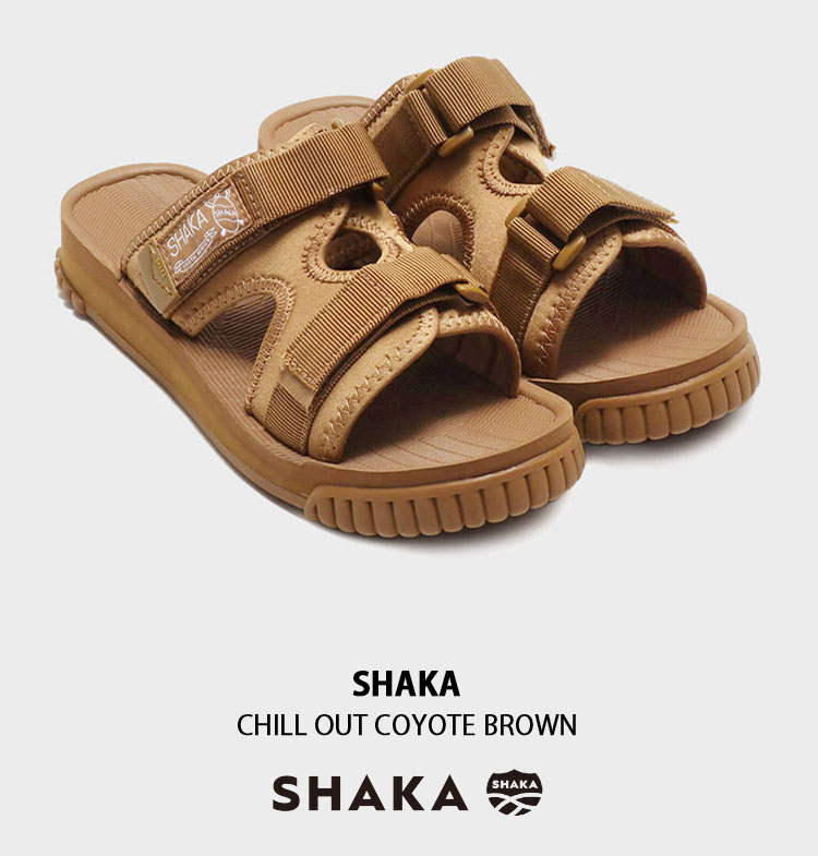 SHAKA シャカ サンダル　26cm ブラウン SHAKA サンダル シャカ CHILL OUT チルアウト COYOTE BROWN