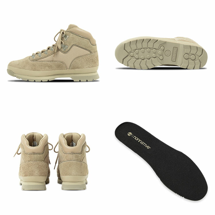 Timberland ブーツ Timberland × nonnative. EURO HIKER F/L. Beige ノンネイティブ ×  ティンバーランド コラボ ブーツ ユーロ ハイカー ベージュ NN-F4258