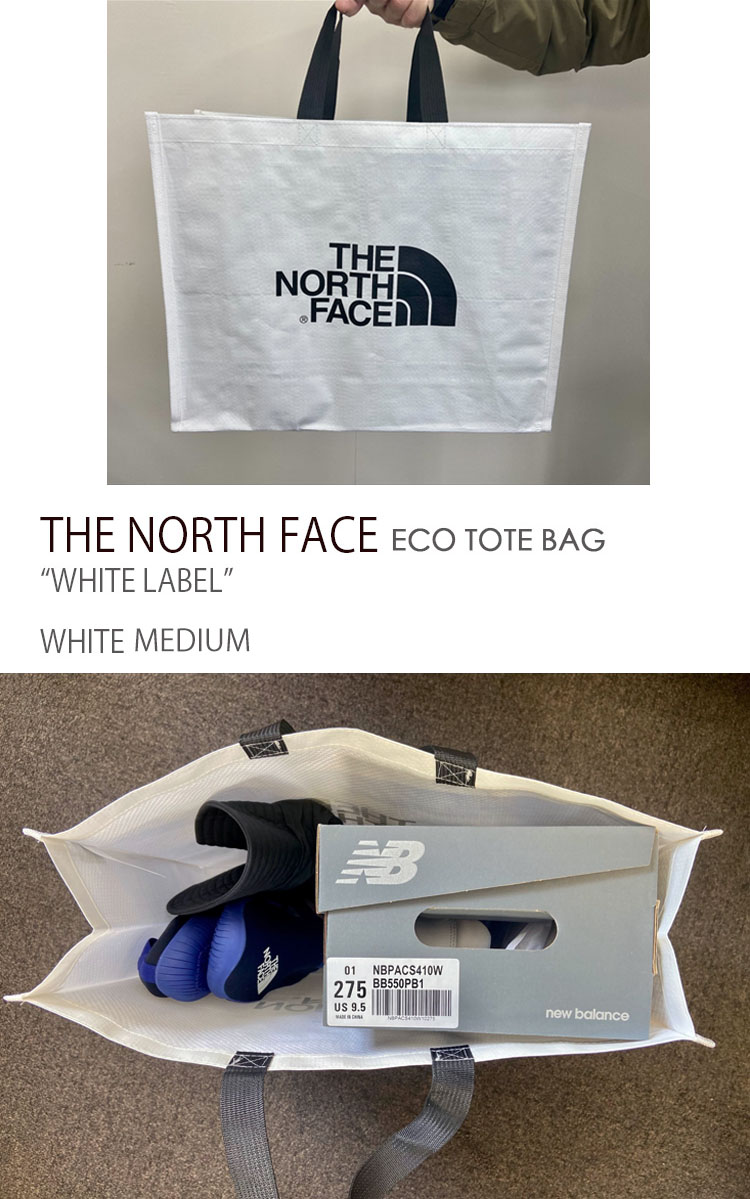 THE NORTH FACE ノースフェイス エコバッグ ECO TOTE BAG WHITE エコ