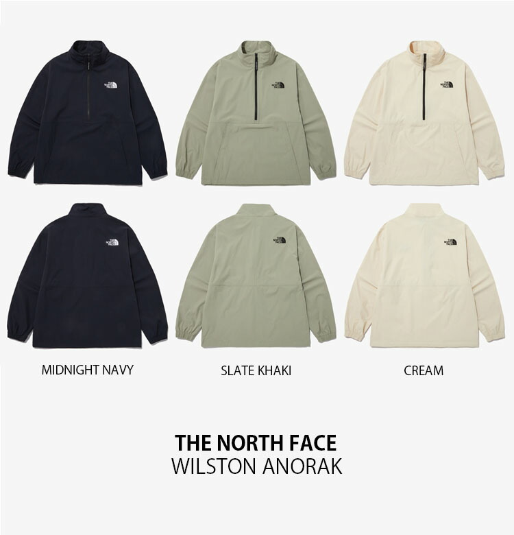 THE NORTH FACE ノースフェイス コーチジャケット WILSTON ANORAK ウィルストン アノラック ジャケット スタンドネック  ロゴ メンズ レディース NA3BP12A/B/C