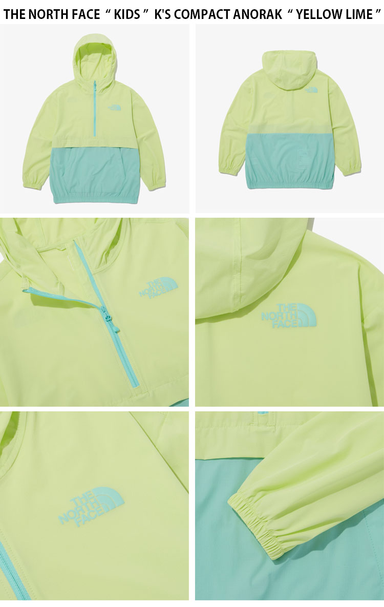 THE NORTH FACE ノースフェイス キッズ マウンテンパーカー K'S COMPACT ANORAK コンパクト アノラック ジャケット  フーディ プルオーバー 子供用 NA3LP04S/T/U