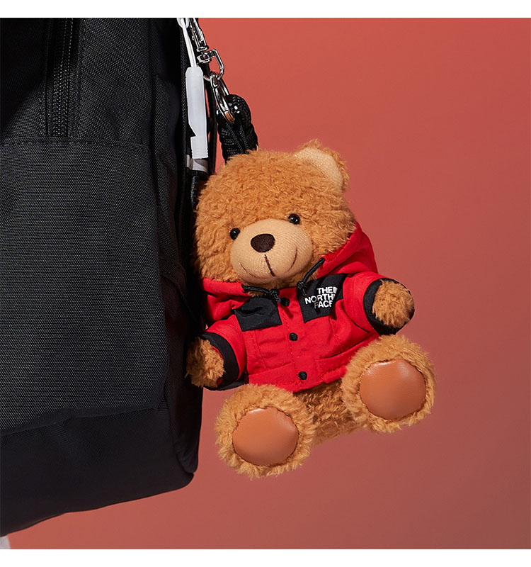 ウリボー　ノースフェイス　キーリング　ヌプシベア　2個 THE NORTH FACE 【即納商品あり/国内配送】THE ノースフェイス