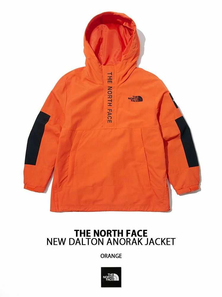 THE NORTH FACE ノースフェイス アノラックパーカー NEW DALTON ANORAK ハーフジップジャケット プルオーバージャケット  マウンテンジャケット ORANGE NA4HL01L