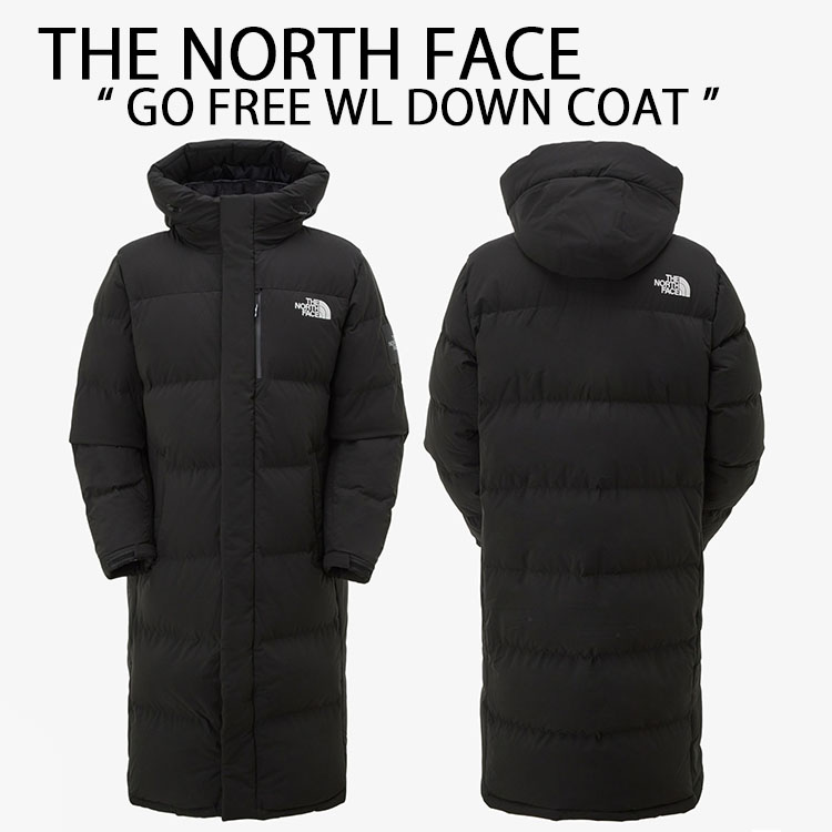 THE NORTH FACE ノースフェイス ダウンコート GO FREE WL DOWN COAT ロングダウン ベンチコート BLACK ダウン  コート ダウンジャケット WHITELABEL NC1DP51J