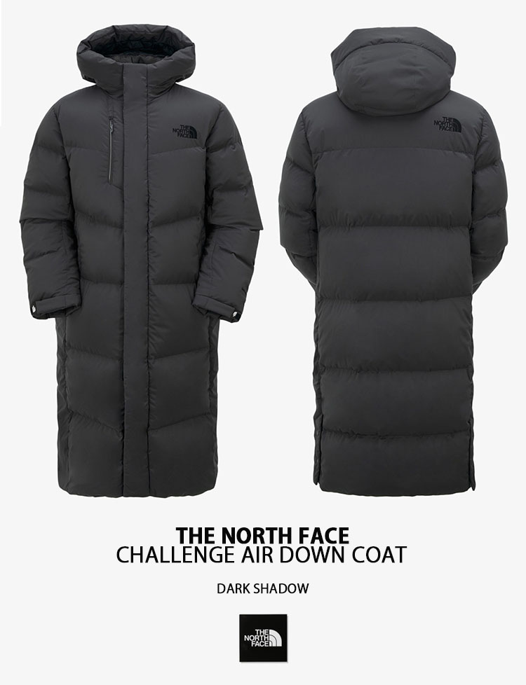 THE NORTH FACE ノースフェイス ダウンジャケット CHALLENGE AIR DOWN COAT ダウンコート ロングダウン ジャケット  BLACK BEIGE GRAY SHADOW NC2DP72 NC2DN72