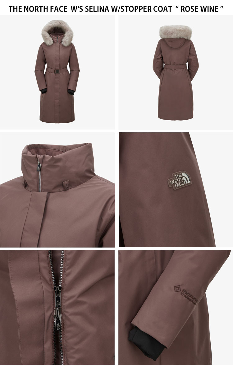 THE NORTH FACE ノースフェイス レディース ダウンジャケット W'S SELINA W/STOPPER COAT ウィメンズ セリナ  ダウン コート ロングダウン 女性用 NC2UP80A/B/C