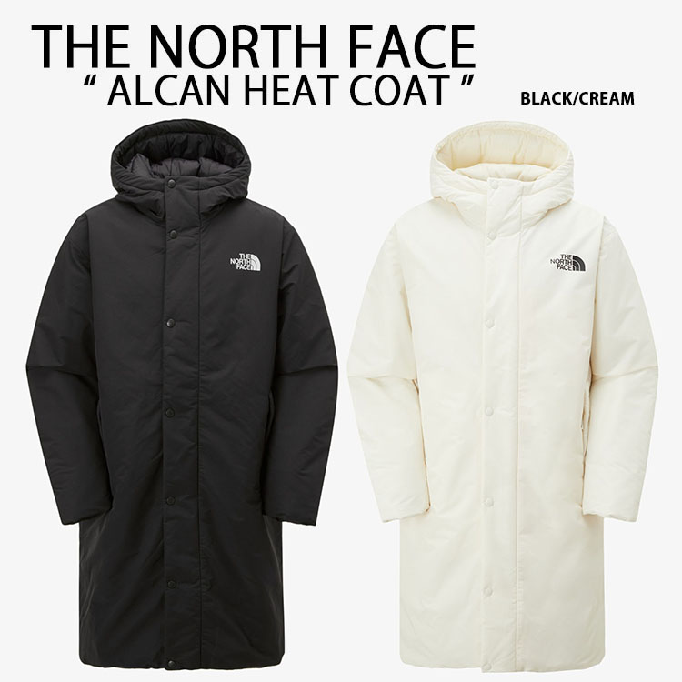 THE NORTH FACE ノースフェイス ダウンスタイル コート ALCAN HEAT COAT ロングダウン BLACK CREAM コート  ロングコート パディングコート ベンチコート NC3NP51
