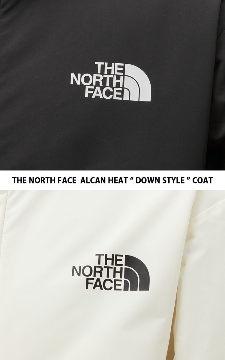 THE NORTH FACE ノースフェイス ダウンスタイル コート ALCAN HEAT COAT ロングダウン BLACK CREAM コート  ロングコート パディングコート ベンチコート NC3NP51