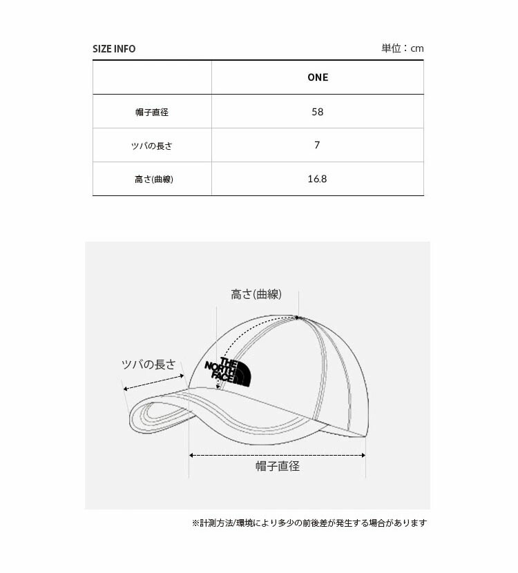 THE NORTH FACE ノースフェイス キャップ COTTON MESH HARD CAP