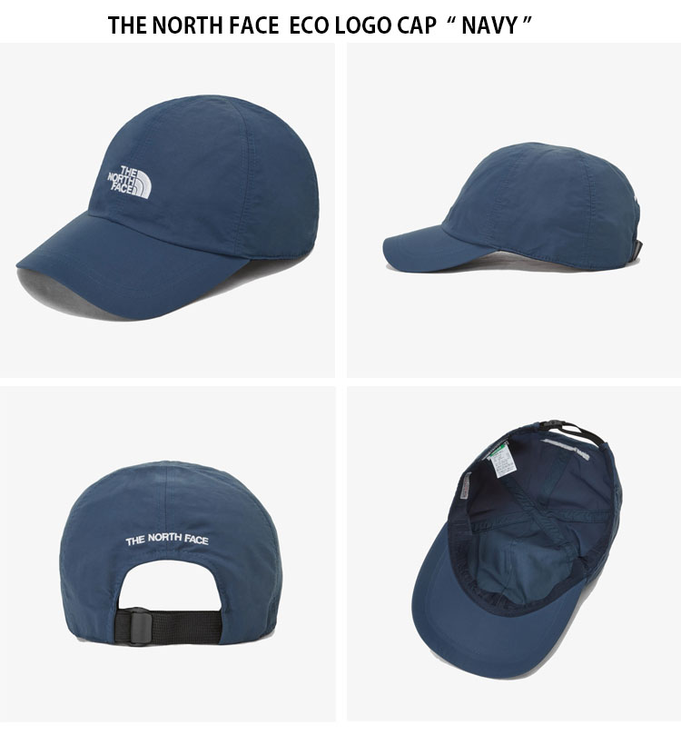 THE NORTH FACE ノースフェイス ベースボールキャップ ECO LOGO CAP エコ ロゴ キャップ 帽子 ブラック グレー ネイビー  メンズ レディース NE3CP50A/B/C