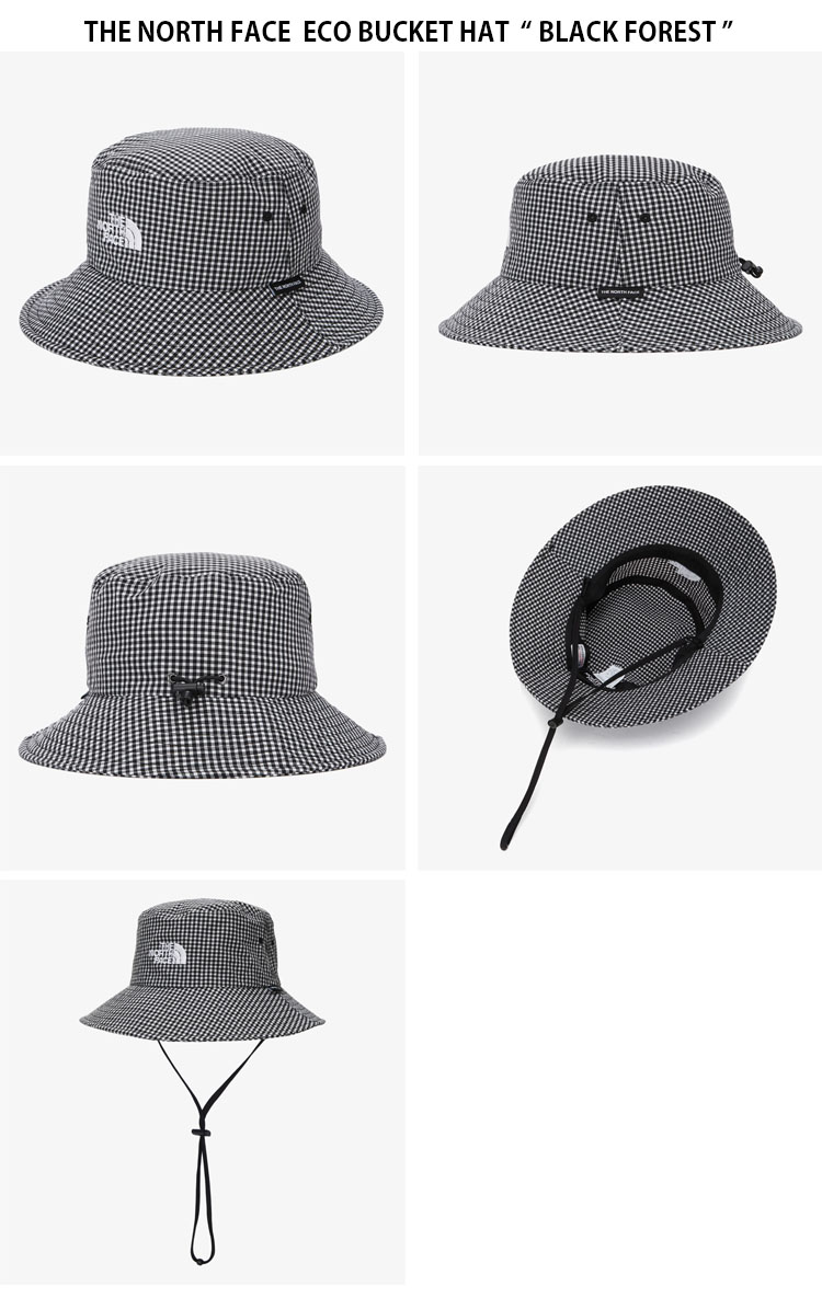 新品タグ付　ギンガムチェック バケットハット　Lサイズ　ノースフェイス THE NORTH FACE ノースフェイス バケットハット ECO BUCKET HAT