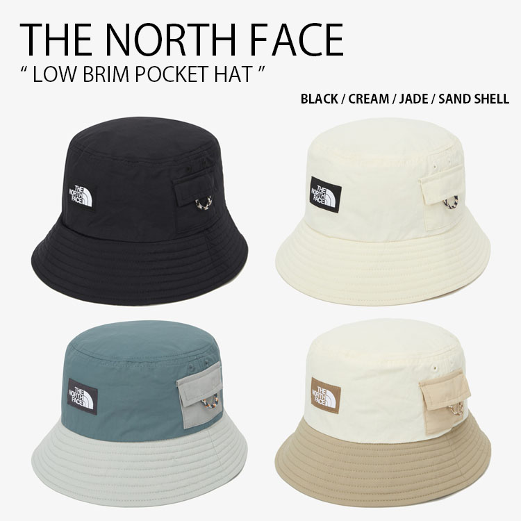 THE NORTH FACE ノースフェイス バケットハット LOW BRIM POCKET HAT ポケット ハット 帽子 バケハ メンズ レディース NE3HQ05A/B/C/D THE NORTH FACE（ザ ノースフェイス） ノースフェイス バケットハット