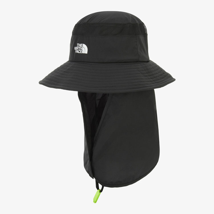 THE NORTH FACE ノースフェイス キッズ バケットハット KIDS K'S LIGHT SUNSHIELD HAT ライト サンシールド ハット 帽子 あごひも付き 子供用 NE3HR02R/S/T/Uの画像