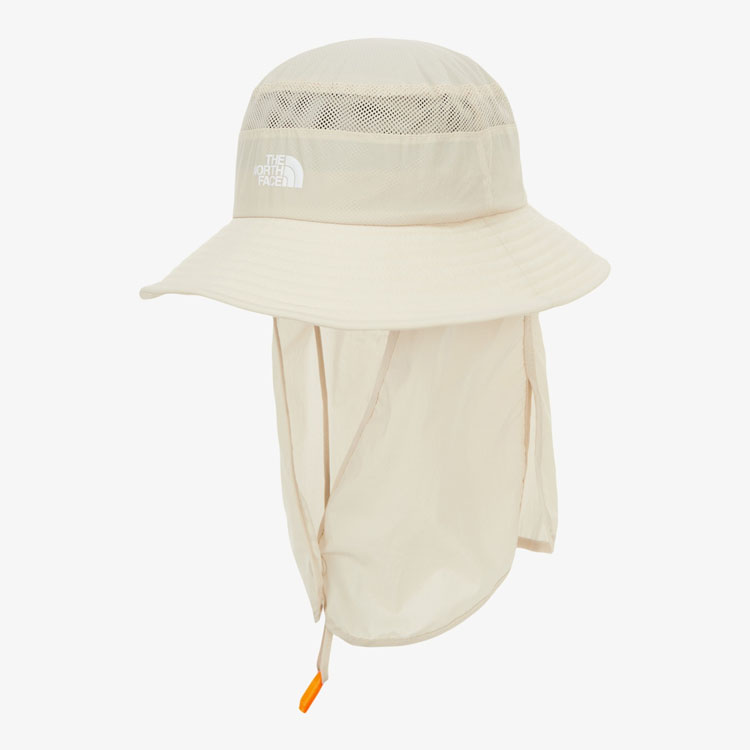 THE NORTH FACE ノースフェイス キッズ バケットハット KIDS K'S LIGHT SUNSHIELD HAT ライト サンシールド ハット 帽子 あごひも付き 子供用 NE3HR02R/S/T/Uの画像