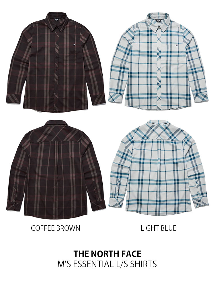 THE NORTH FACE ノースフェイス シャツ M'S ESSENTIAL L/S SHIRTS 