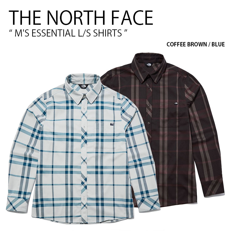 THE NORTH FACE ノースフェイス シャツ M'S ESSENTIAL L/S SHIRTS 