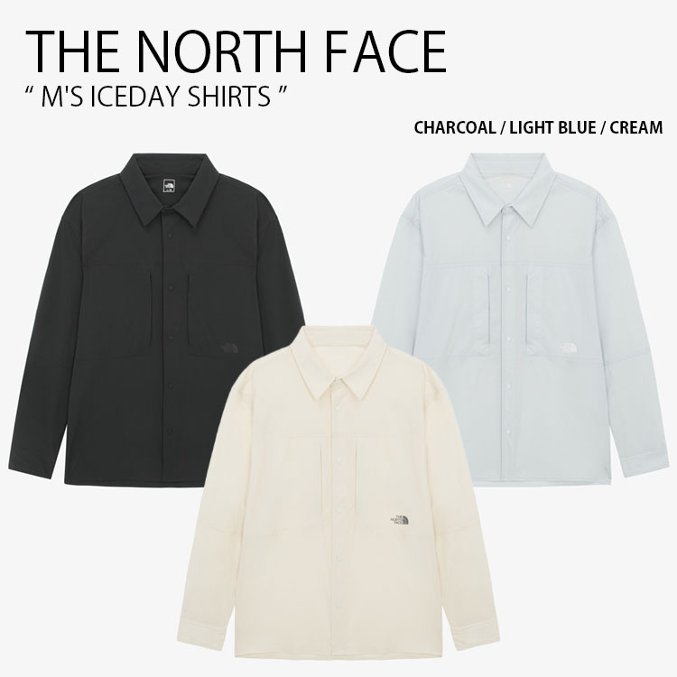 [ノースフェイス] M'S ICEDAY 長袖 ZIP Tシャツ★新作・25SS★ THE NORTH FACE ノースフェイス シャツ M'S ICEDAY SHIRTS