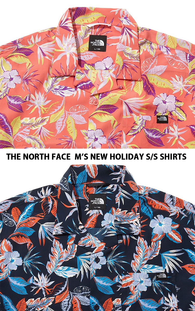 THE NORTH FACE ノースフェイス ハワイアンシャツ M'S NEW