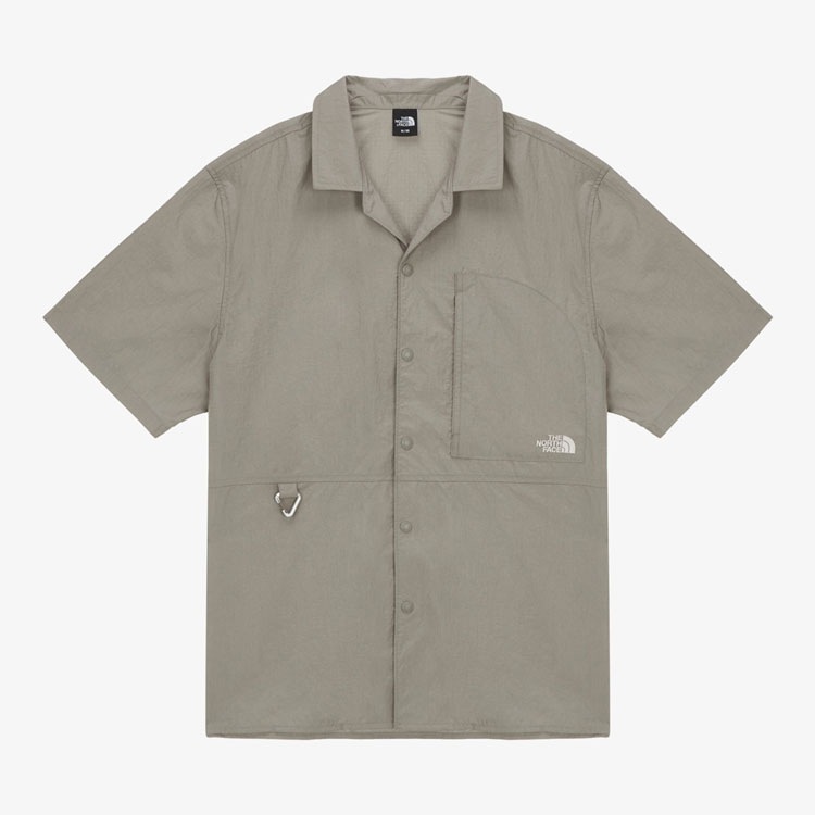 THE NORTH FACE ノースフェイス カジュアルシャツ WORKWAY S/S SHIRTS シャツ ナイロンシャツ 半袖 メンズ レディース NH8SR02A/B/C/D THE NORTH FACE（ザ ノースフェイス） ノースフェイス カジュアル