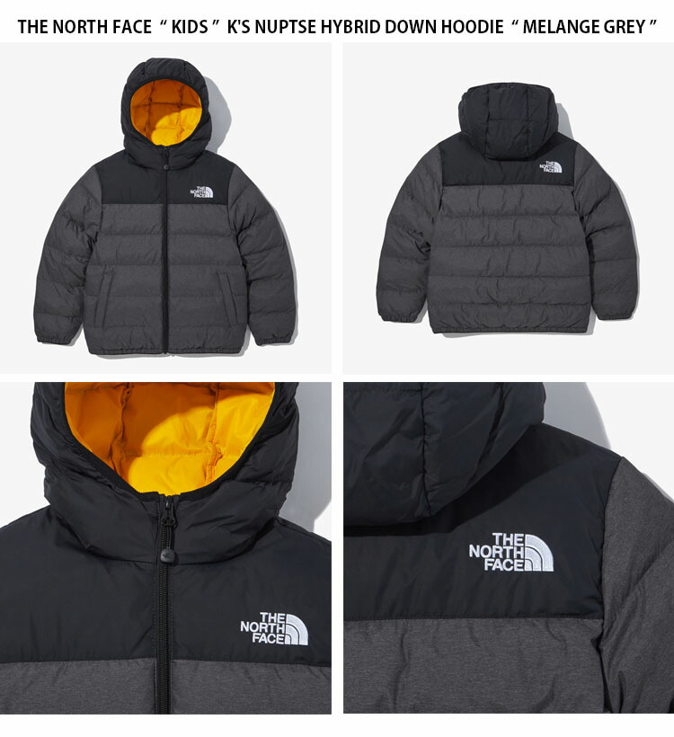 THE NORTH FACE ノースフェイス キッズ ダウンジャケット K'S NUPTSE HYBRID DOWN HOODIE ヌプシ ハブリッド  ダウン フーディ ジャケット 子供用 NI1DN61S/T/U