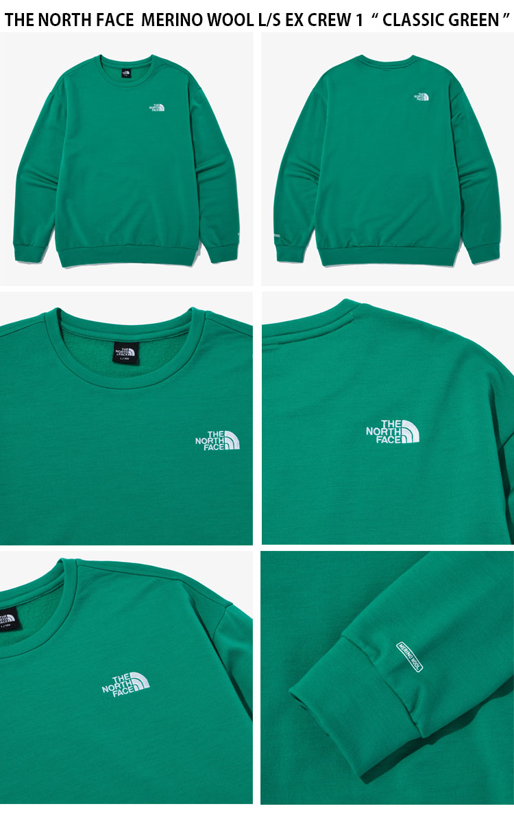 THE NORTH FACE ノースフェイス ロンT MERINO WOOL L/S EX CREW 1