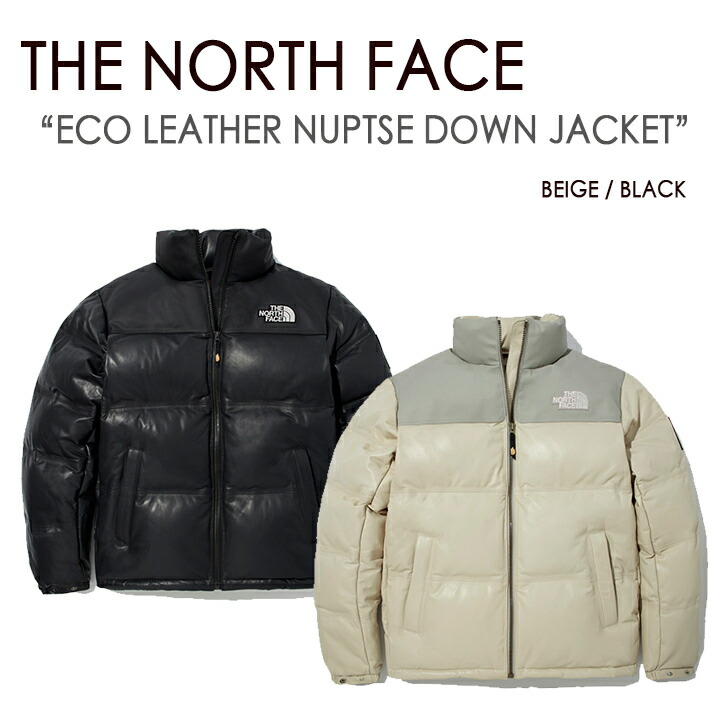 THE NORTH FACE ノースフェイス ダウンジャケット レザー ECO LEATHER