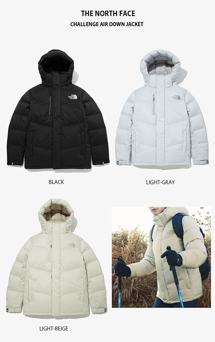 THE NORTH FACE ノースフェイス ダウン CHALLENGE AIR DOWN JACKET チャレンジ エアー ダウンジャケット フード  フーディー NJ1DM72A NJ1DM72B NJ1DM72C