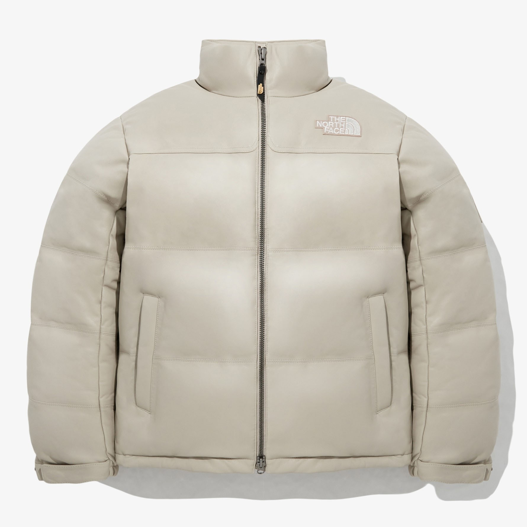 THE NORTH FACE ノースフェイス ダウンジャケット LEATHER NUPTSE DOWN JACKET レザー 本革 800フィルパワー  ヌプシ ダウン ジャケット 限定 NJ1DP57J/K/L