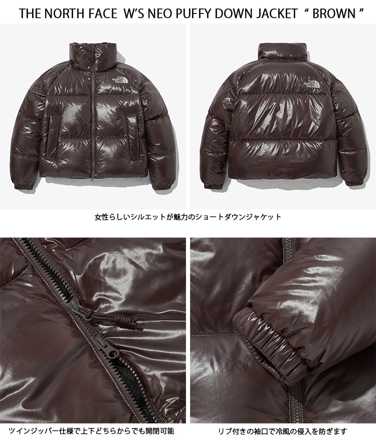 THE NORTH FACE ノースフェイス レディース ダウンジャケット W'S NEO PUFFY DOWN JACKET ショートダウン  グロッシー BROWN BLACK IVORY PINK NJ1DP84K/J/L/M