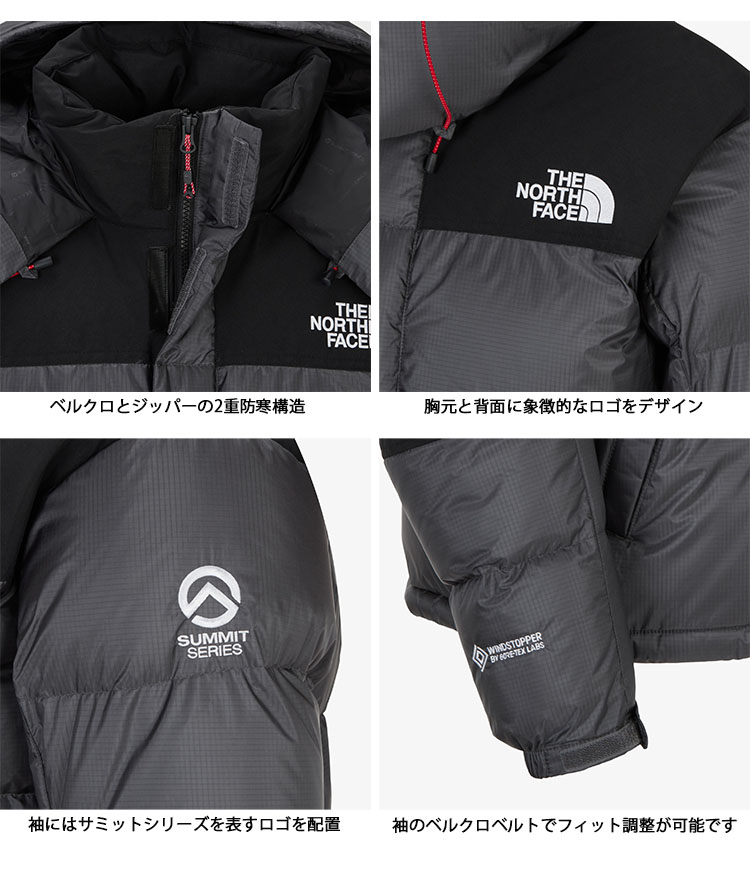 THE NORTH FACE ノースフェイス ダウンジャケット サミットシリーズ M'S SUMMIT RDS DOWN JACKET  GORE-TEX ゴアテックス ダウン GRAY PURPLE BLACK NJ1DQ60A/B/C