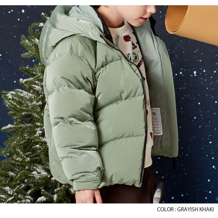 THE NORTH FACE グースダウンジャケット　キッズアウター　オリーブ THE NORTH FACE（ザ ノースフェイス） ノースフェイス キッズ ダウン