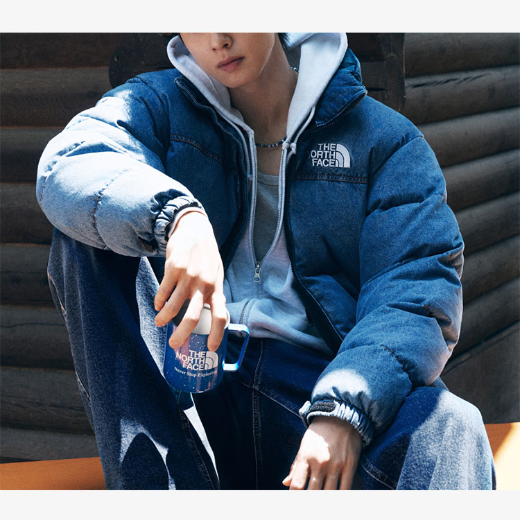 THE NORTH FACE ブルーリッジ ヌプシジャケット M THE NORTH FACE（ザ ノースフェイス） ノースフェイス デニム ダウン