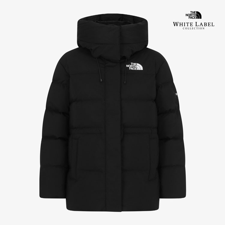 【海外限定】ノースフェイス ヌプシ ブラック ダウンジャケット ホワイトレーベル THE NORTH FACE（ザ ノースフェイス） ノースフェイス ホワイト